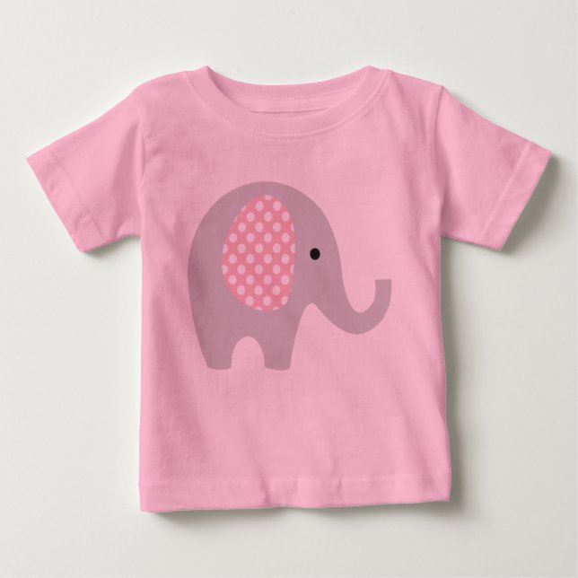 Tutu Onepiece mit Adorable Elephant Baby T-shirt (Vorderseite)