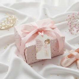 Tutu Pink Ballerina Ballet Dancer Girl Birthday Geschenkanhänger