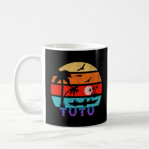 Tutu Retro Sonnenuntergang Ozean Großvater Kaffeetasse