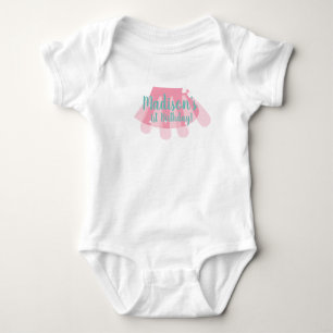Tutu-Shirts zum 1. Geburtstag für Baby Strampler