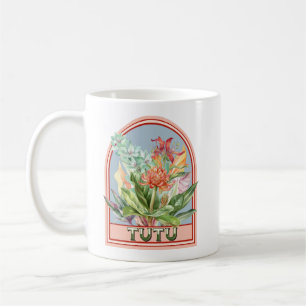 Tutu Vintag Floral Großmutter Kaffeetasse