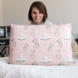 Tutus und Tiaras Pink Standard Kissenbezug