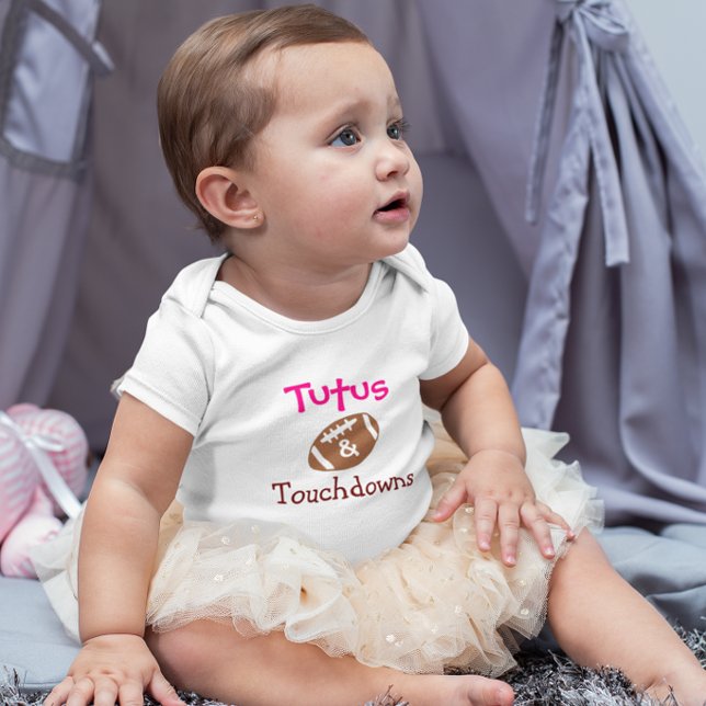 Tutus und Touchdowns Baby Strampler (Von Creator hochgeladen)