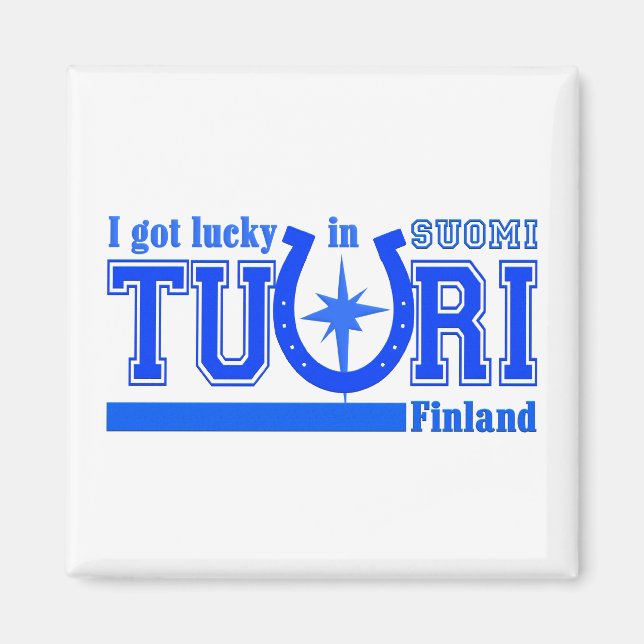 Tuuri Finland Magnet - anpassbar (Vorne)