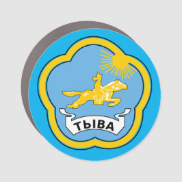 Tuva Coat of Arms Car Magnet