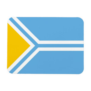 Tuva ethnische Flagge tuvinianische Sibirien Magnet