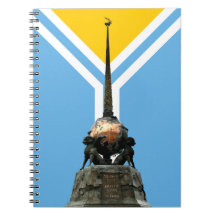 TUVA - Mitten in Asien - Monument and Flag Noteboo