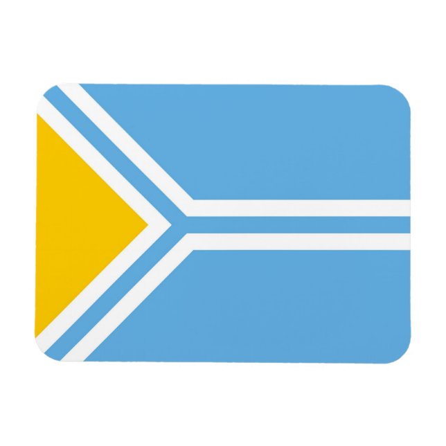Tuva-Nationalflagge tuvinianische Sibirien Magnet (Horizontal)