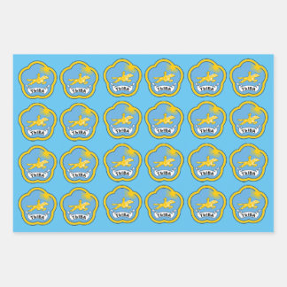 TUVA - Wappen-Umhüllungspapier Geschenkpapier Set