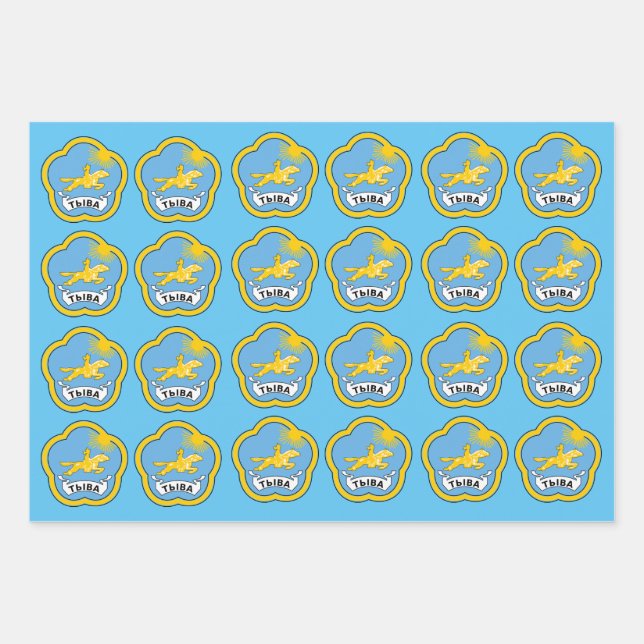 TUVA - Wappen-Umhüllungspapier Geschenkpapier Set (Vorderseite)