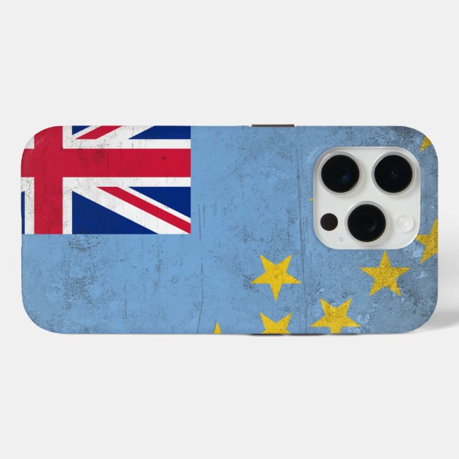 Tuvalu Case-Mate iPhone Hülle (Rückseite (Horizontal))