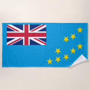 Tuvalu-Flagge Strandtuch