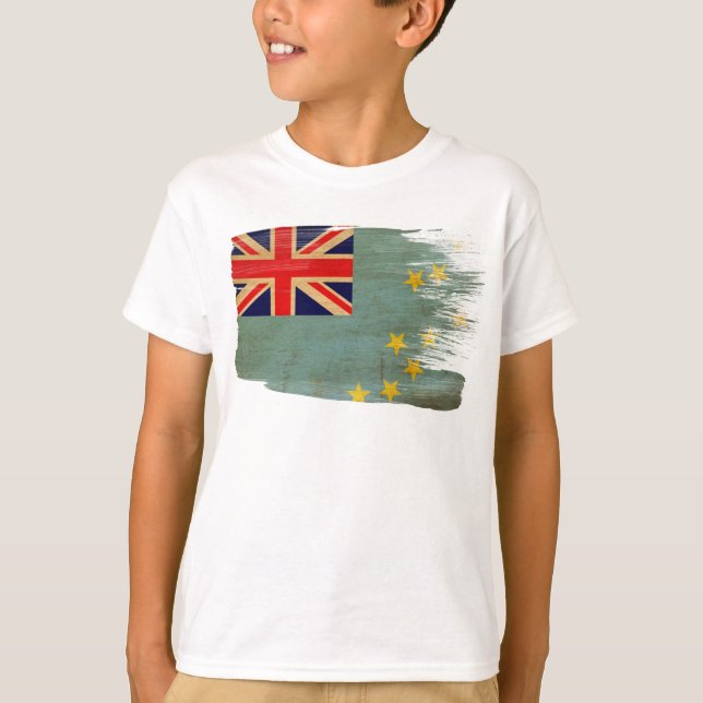 Tuvalu-Flagge T-Shirt (Vorderseite)