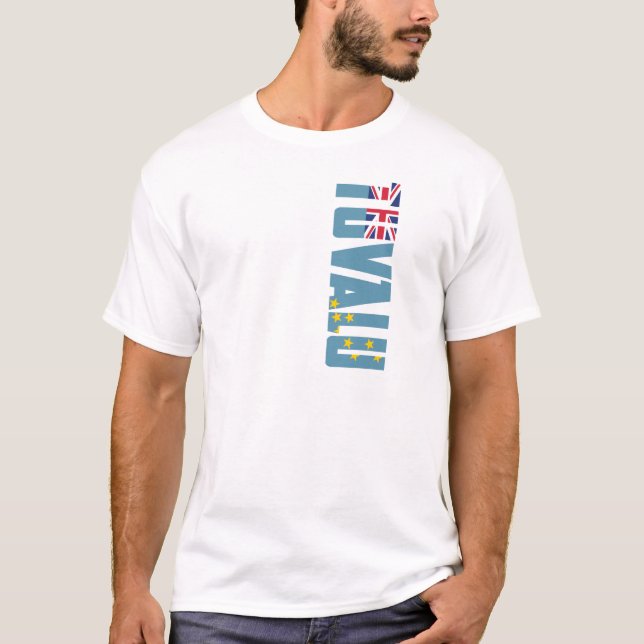 Tuvalu-Flagge T-Shirt (Vorderseite)