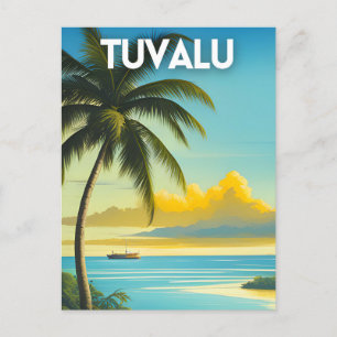 Tuvalu Travel Postkarte