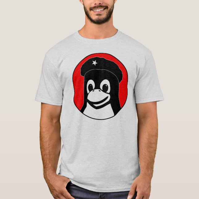 Tux Guevara (Licht) T-Shirt (Vorderseite)