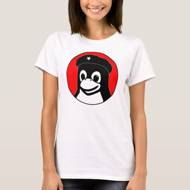 Tux Guevara (Licht) T-Shirt (Vorderseite)
