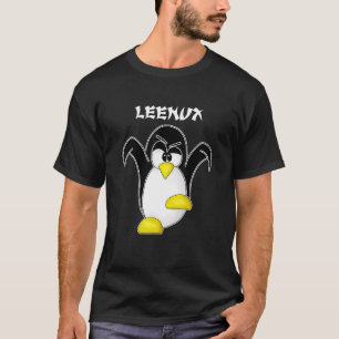 Tux Linux Leenux Pinguin Nerd Computer Freak Hacke T-Shirt