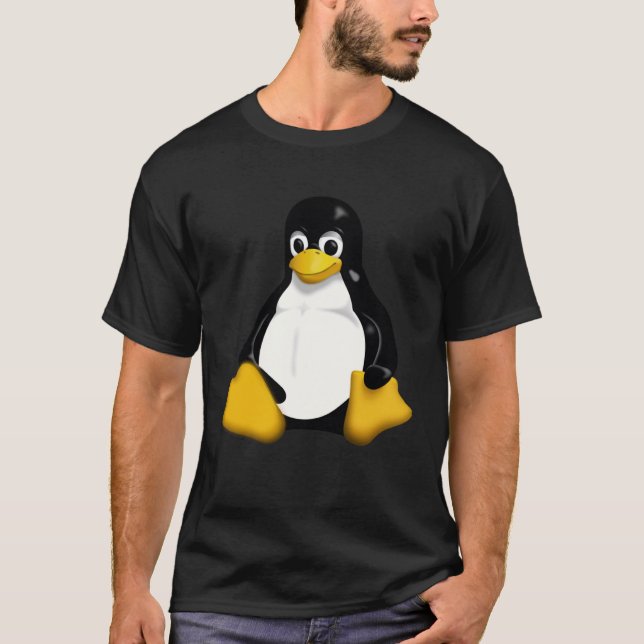 Tux Linux Penguin T-Shirt (Vorderseite)