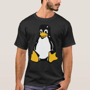 Tux Mascot T - Shirt Pinguin Linux Logo Classic T-