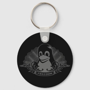 Tux Penguin - (Linux, Open Source, Copyleft, FSF) Schlüsselanhänger
