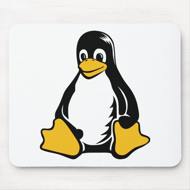 Tux-Pinguin - (Linux, Quelle, Copyleft, FSF) Mousepad (Vorne)