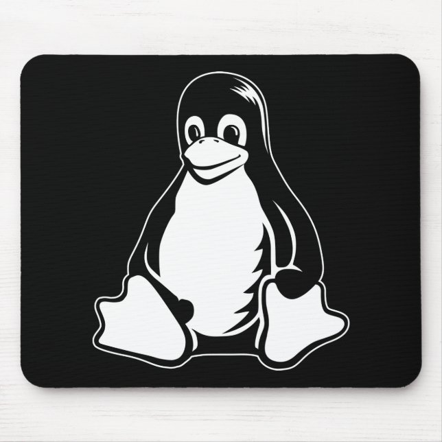 Tux-Pinguin - (Linux, Quelle, Copyleft, FSF) Mousepad (Vorne)