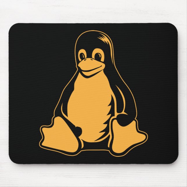 Tux-Pinguin - (Linux, Quelle, Copyleft, FSF) Mousepad (Vorne)