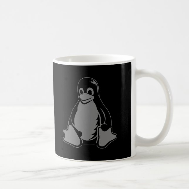 Tux-Pinguin - (Linux, Quelle, Copyleft, FSF) Tasse (Rechts)