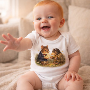 Tux & Twitch Sanfter Glühwürmchen-Moment Baby Strampler