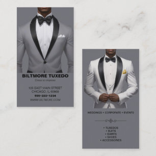 Tuxedo Anzug Mens Kleidung Moderne Sauberkeit Visitenkarte