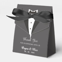 Tuxedo (Black Bow)-Gastgeschenk Hochzeit