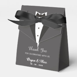 Tuxedo (Black Bow)-Gastgeschenk Hochzeit Geschenkschachtel