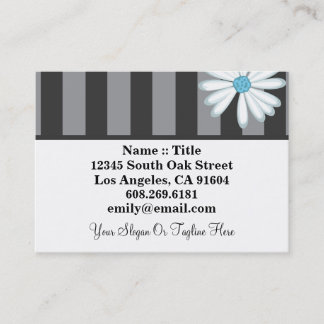Tuxedo Blues High Fashion Boutique Blumendesigner Visitenkarte