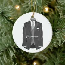 Tuxedo-Brautführer-Ornament für Hochzeiten
