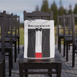 Tuxedo Bridesman Gastgeschenk Hochzeit Mehrwegtasc Wiederverwendbare Einkaufstasche<br><div class="desc">Tuxedo Bridesman Wiederverwendbare Tasche. Handlich wiederverwendbare Tasche und ein nützliches Dankeschön Geschenk für Ihren Bridesman oder wenn Sie Stil wie Sie kaufen,  anpassen mit Ihrem eigenen Text</div>