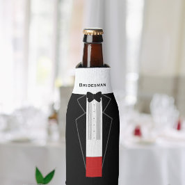 Tuxedo Bridesman Wedding Bottle Cooler Flaschenkühler