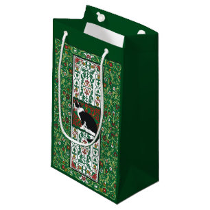 Tuxedo Cat Barock Kleine Geschenktüte