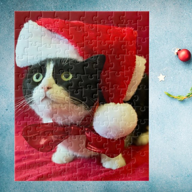 Tuxedo Cat Christmas Puzzle (Von Creator hochgeladen)