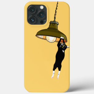 Tuxedo Cat Hanging auf Lampe Case-Mate iPhone Hülle