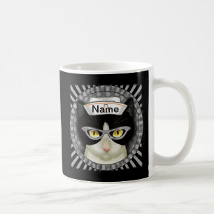 Tuxedo Cat Nurse Tasse