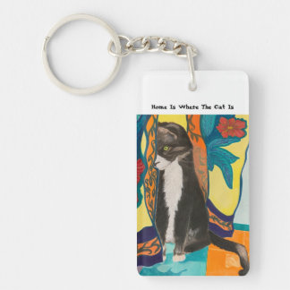 Tuxedo Cat Schlüsselanhänger