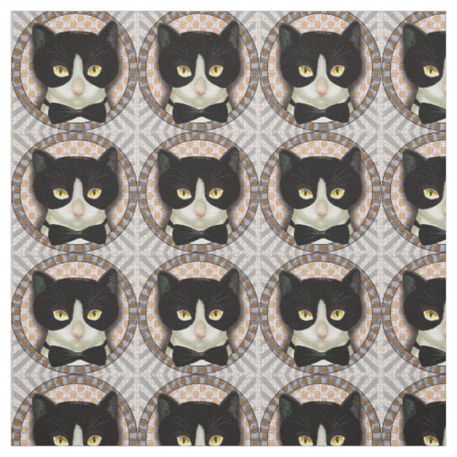 Tuxedo Cat Stoff (Muster)