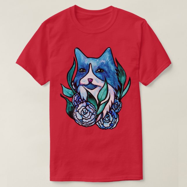 Tuxedo Cat T-Shirt (Design vorne)