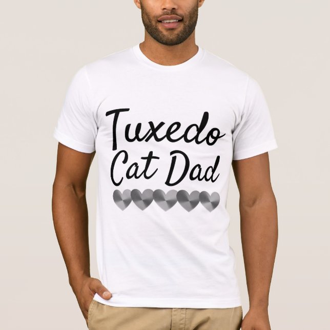 TUXEDO CAT VATER T - Shirt (Vorderseite)