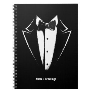 Tuxedo Classic Party Funny Confiserie Al Porto Notizblock