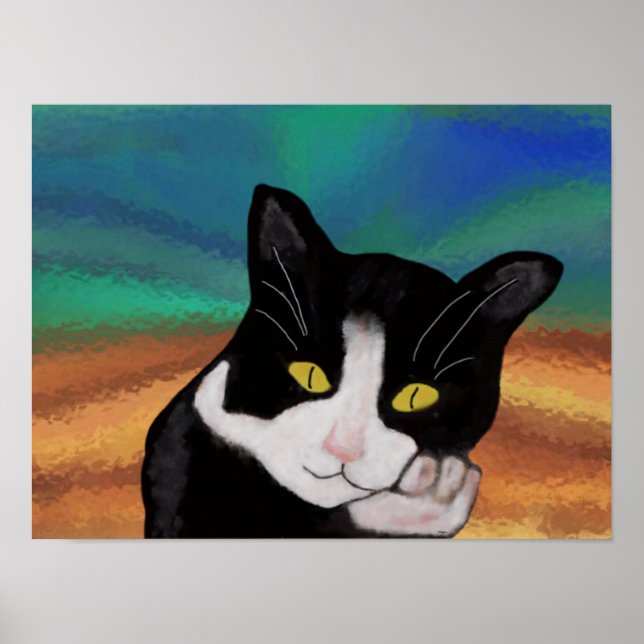 Tuxedo, das Katzenposter Poster (Vorne)