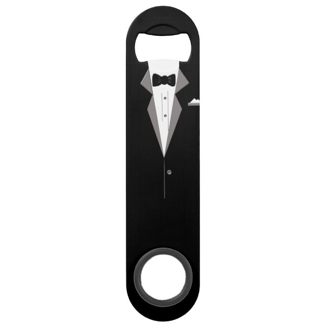 Tuxedo Flaschenöffner (Vorderseite)