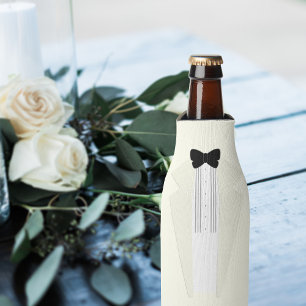 Tuxedo-Hochzeitsflaschenkühler für die Hochzeitsge Flaschenkühler
