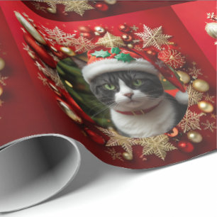 Tuxedo-Katze Geschenkpapier